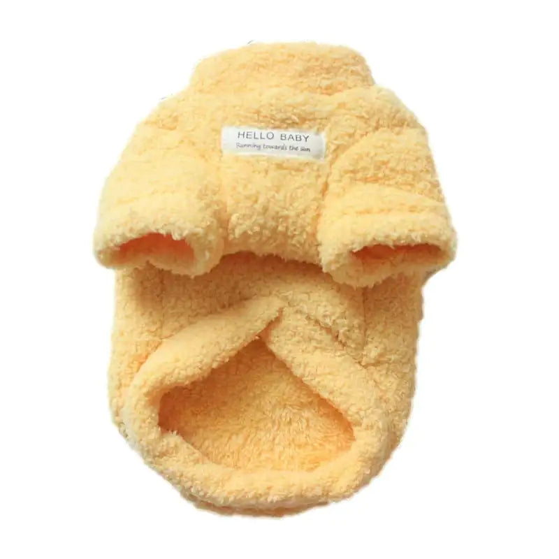 Plush Winter for Dogs - Yellow / M