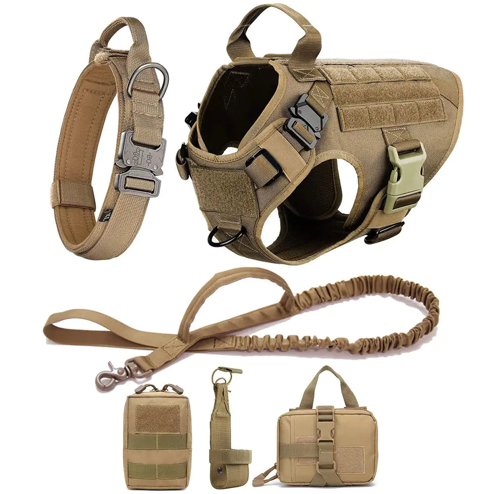 Tactical Harness millitary K9 Snabbkopplingssele - Pet Modesti