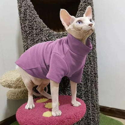 Tröjs för Sphynx-katt - Purple2 / Small